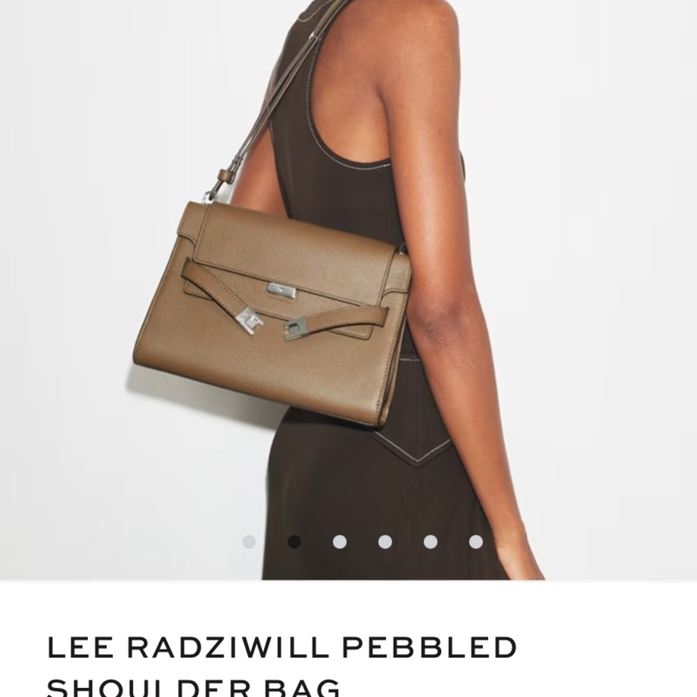 Tory Burch Lee Radziwill Pebbled shoulder bag - Picture 4 of 7